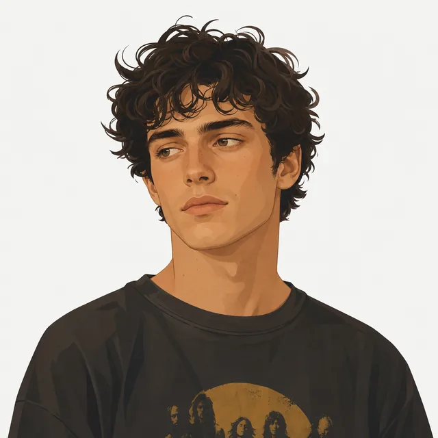 Illustrated portrait of Jay