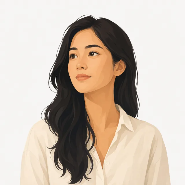 Illustrated portrait of Priya